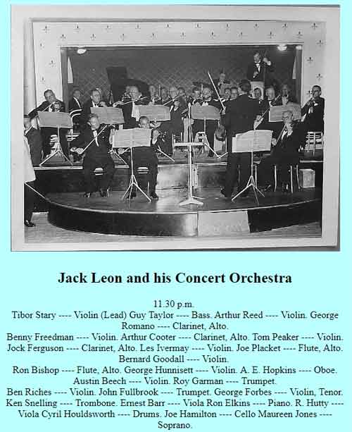 Jack Leon and his Concert Orchestra1955